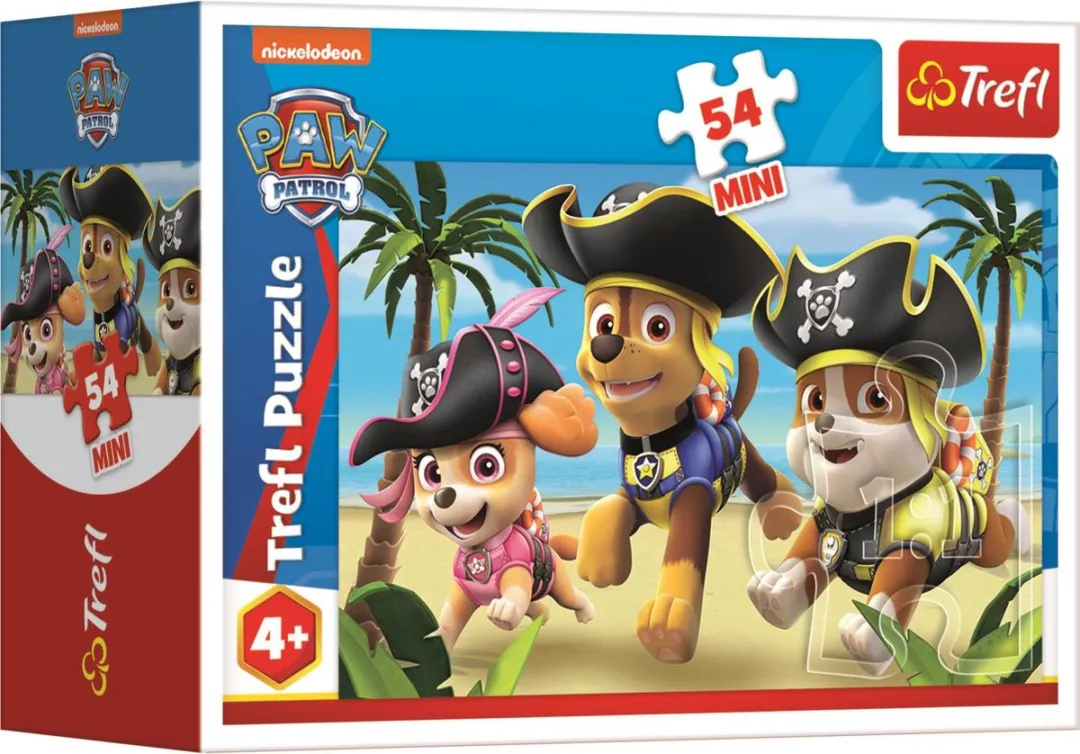 Trefl Paw Patrol Mini Puzzel 54 Stuks - Meerkleurig