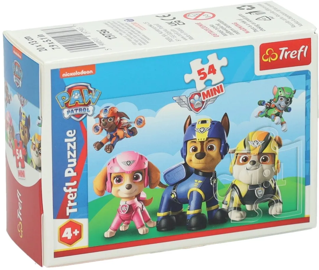 Trefl Paw Patrol Mini Puzzel 54 Stuks - Meerkleurig