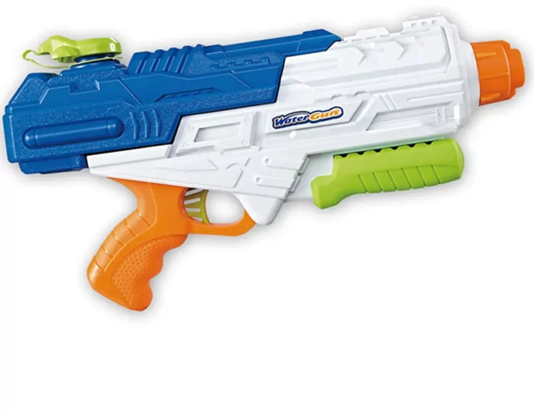 Summertoys Waterpistool 1250ml - BlauwGroenOranjeWit