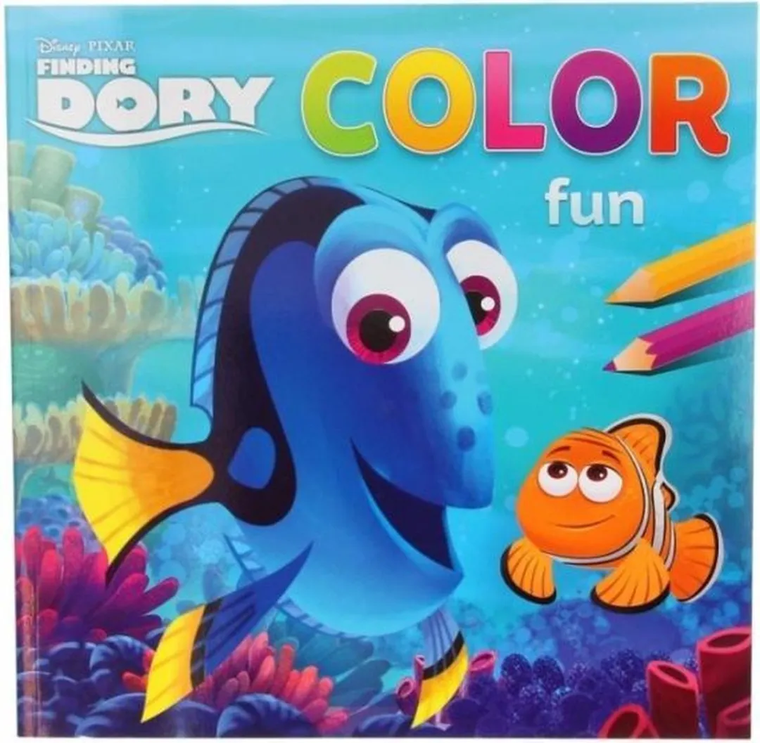 Disney Color Fun Finding Dory Kleurboek - 36 Pagina's - Multicolor