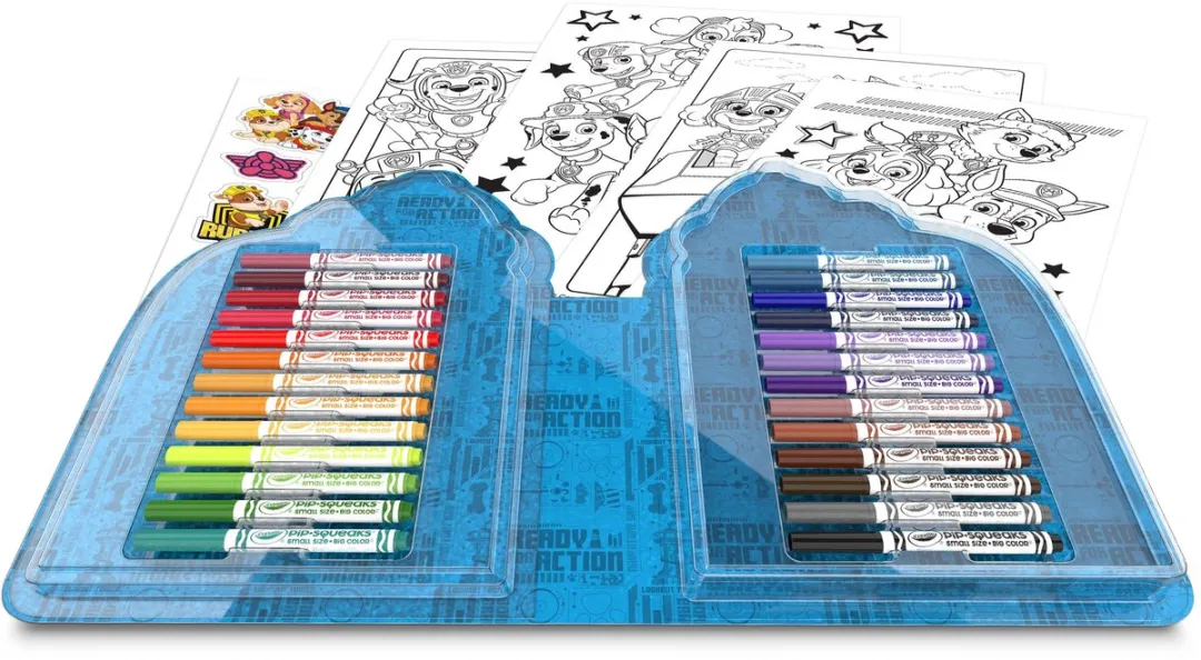 Crayola Paw Patrol Kleurdoos 26 Stiften - 45 Stuks - Veelkleurig