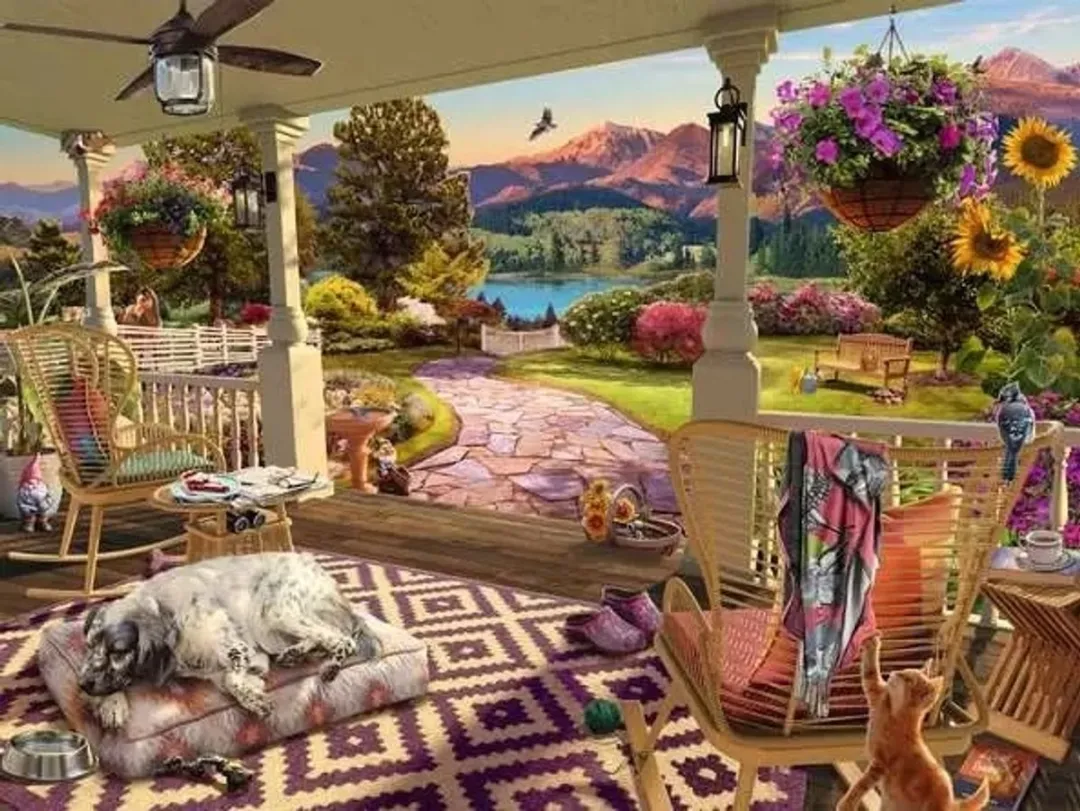 Ravensburger Veranda Landschap Puzzel 750 Stuks - 17457