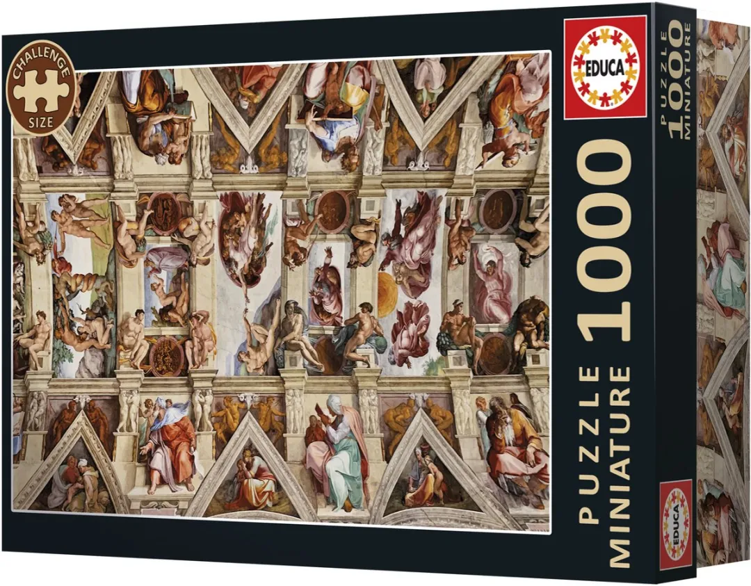 Educa Sixtijnse Kapel Legpuzzel 1000 Stuks - Meerkleurig
