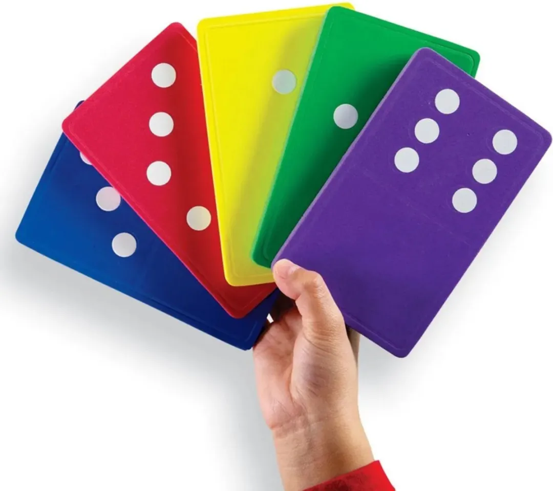 Learning Resources Jumbo Foam Domino Stenen 28 Stuks
