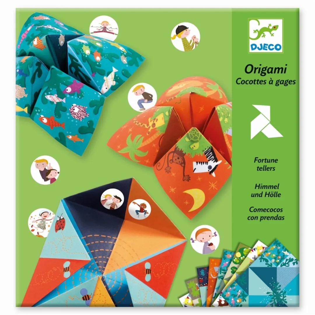 Djeco Origami Vouwspel Dieren - Multicolor