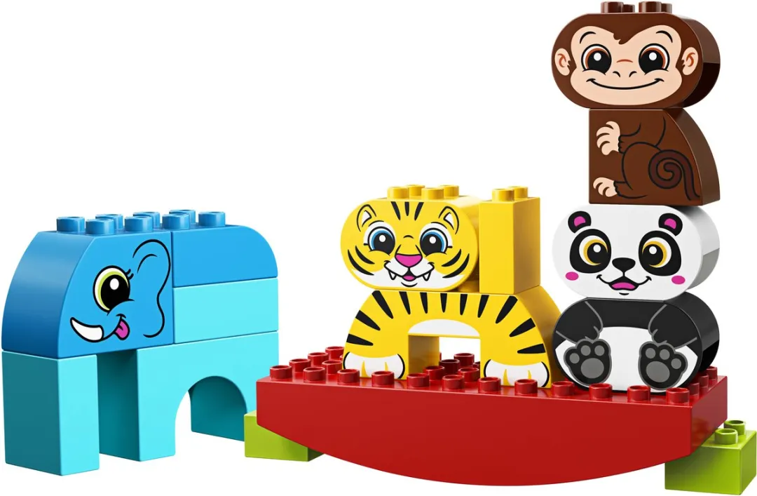 LEGO My First Balancing Animals - 15 Stukken - Groen