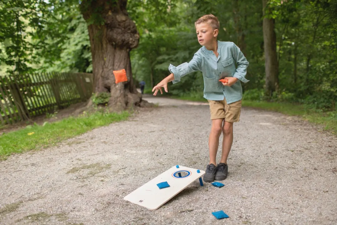 BS Toys Kubb & Cornhole Bundel - 2 Spellen - Meerkleurig