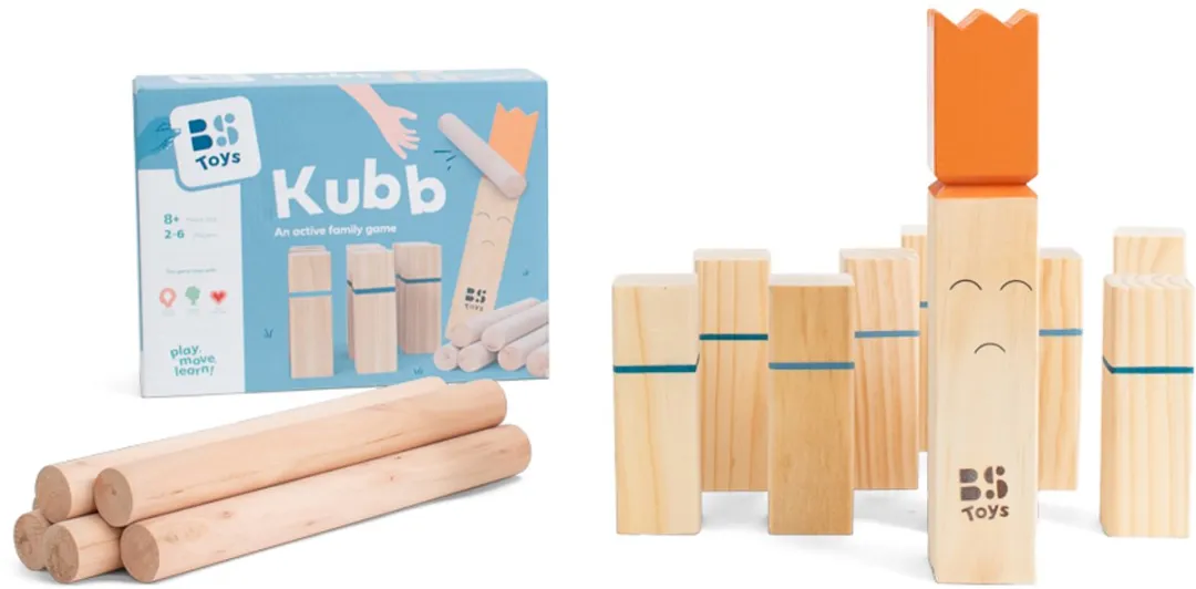 BS Toys Kubb & Cornhole Bundel - 2 Spellen - Meerkleurig - afbeelding 6 van 6