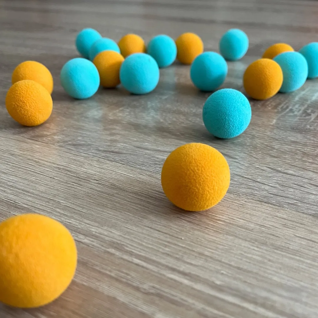 Schildkröt Fire Blaster 970331 Vervangende Foam Ballen - 12 Stuks - Meerkleurig