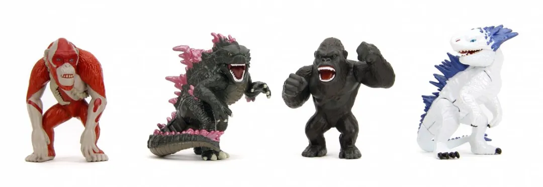 Jada Toys Godzilla Nano Metalfigs 4-Pack