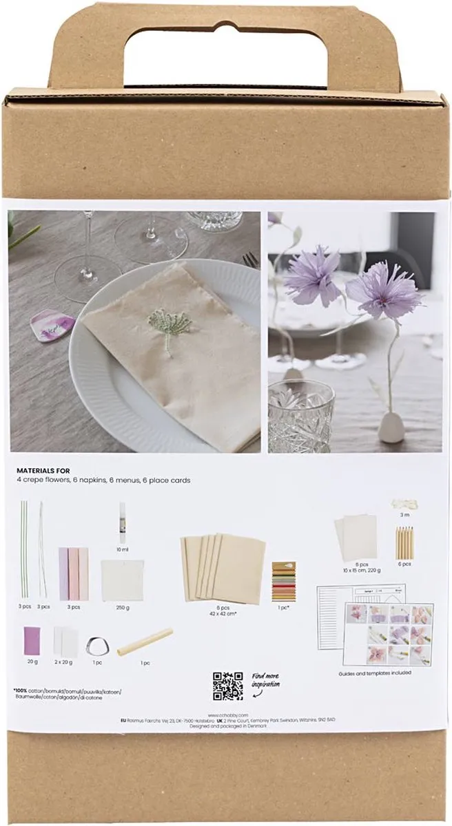 Creativ Company Hobbyset Tafeldecoratie Pastelkleuren - Meerkleurig