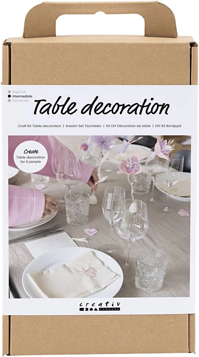 Creativ Company Hobbyset Tafeldecoratie Pastelkleuren
