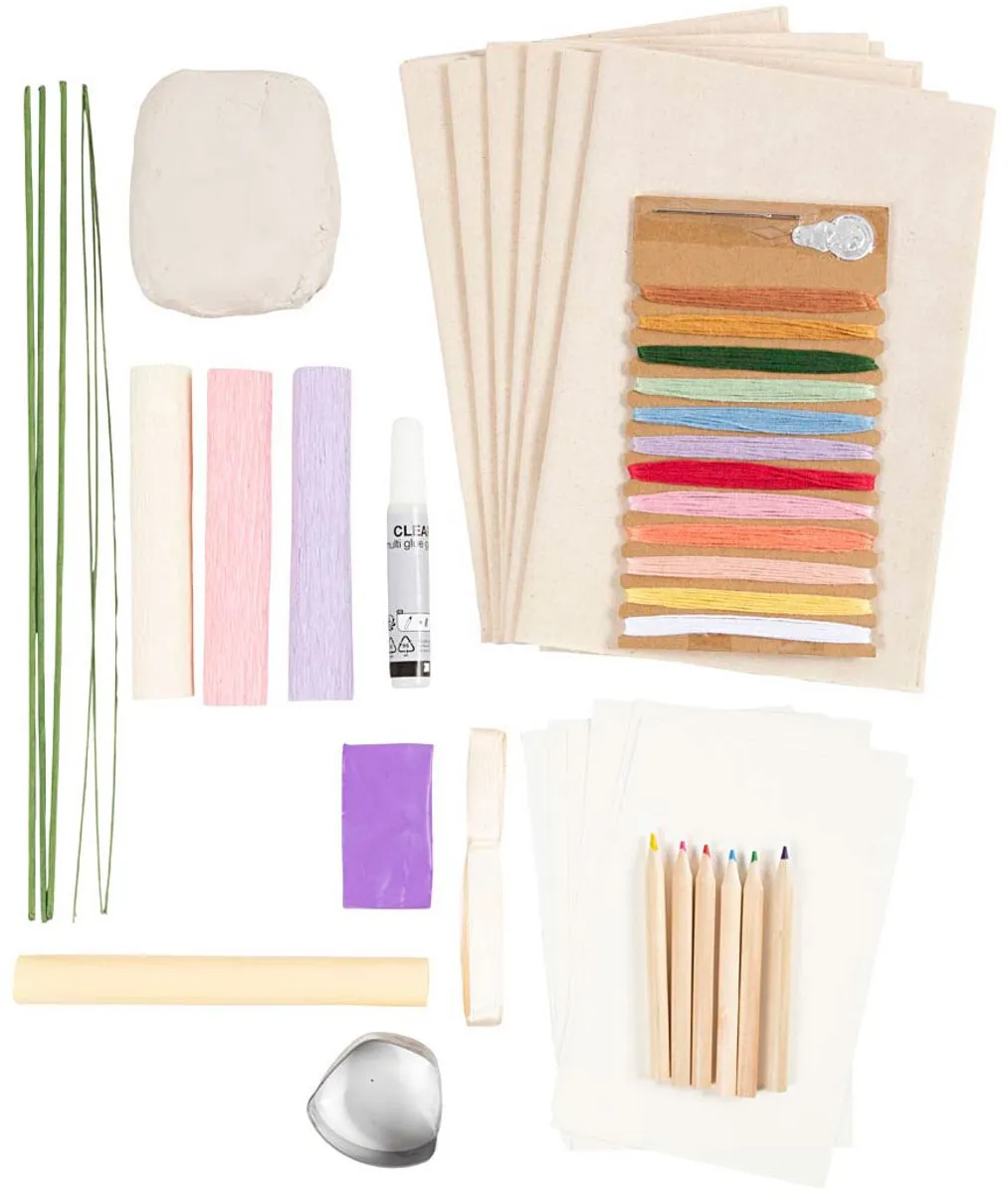 Creativ Company Hobbyset Tafeldecoratie Pastelkleuren - Meerkleurig