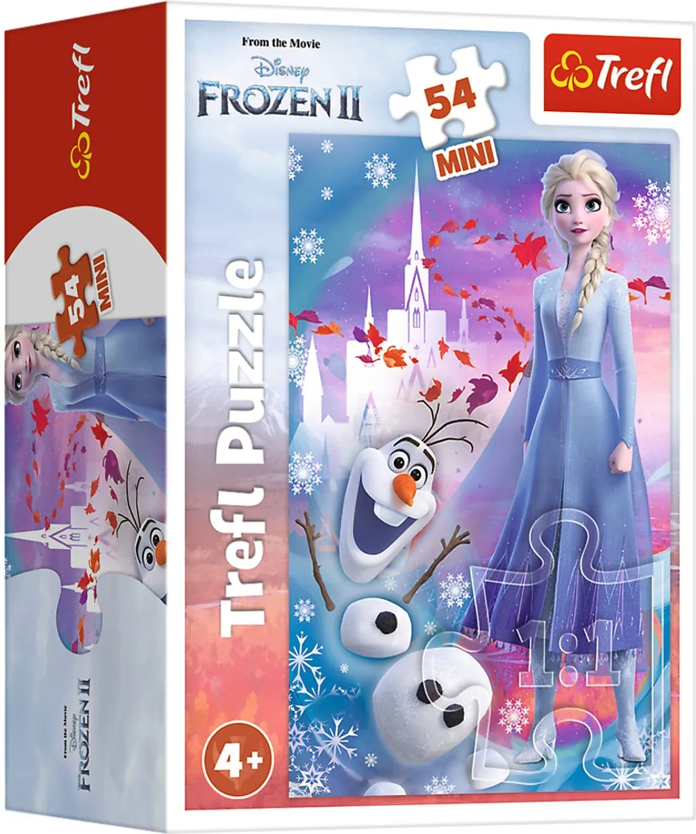 Trefl Frozen Elsa Anna Puzzel 54 Stukjes - Meerkleurig