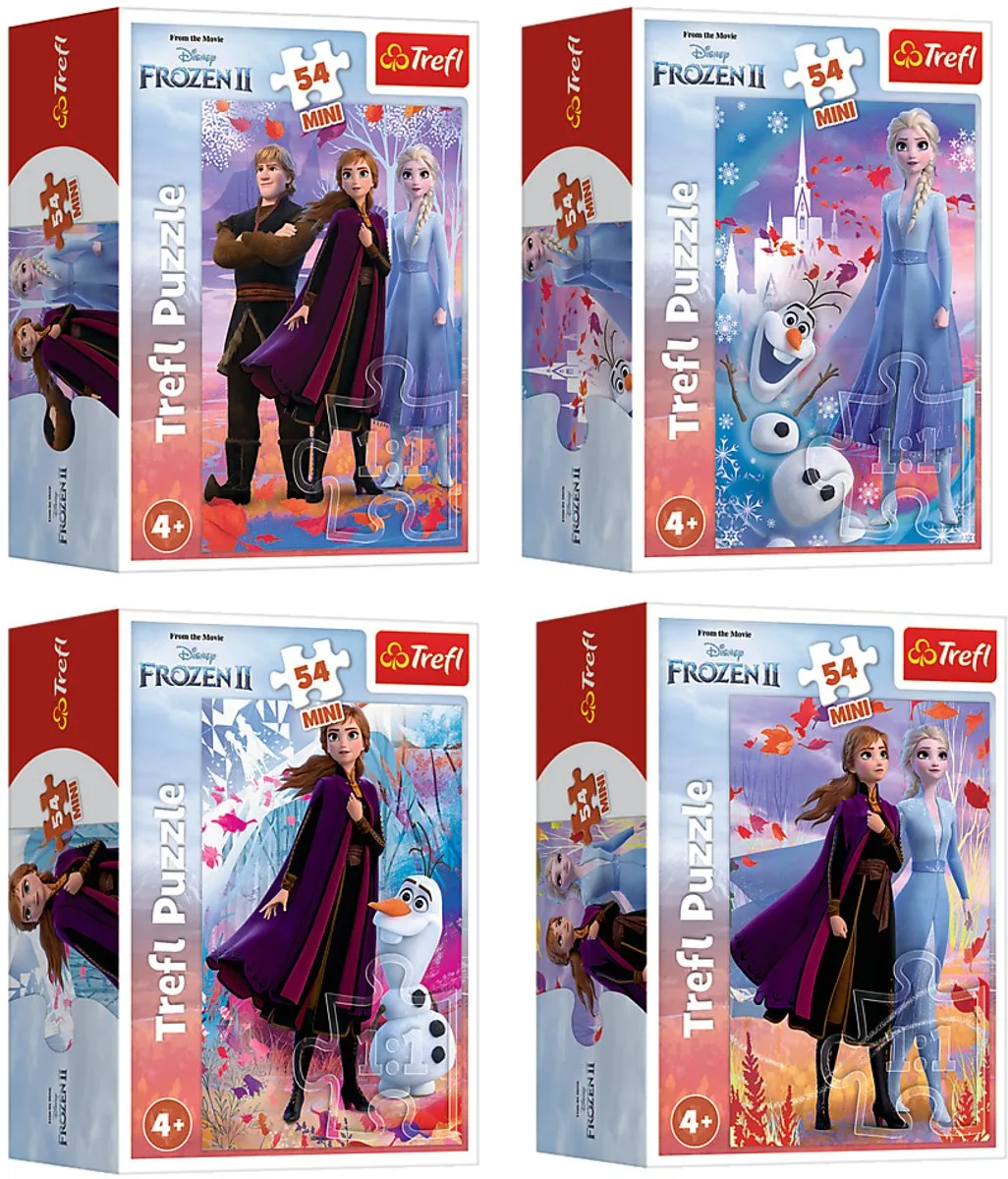 Trefl Frozen Elsa Anna Puzzel 54 Stukjes - Meerkleurig