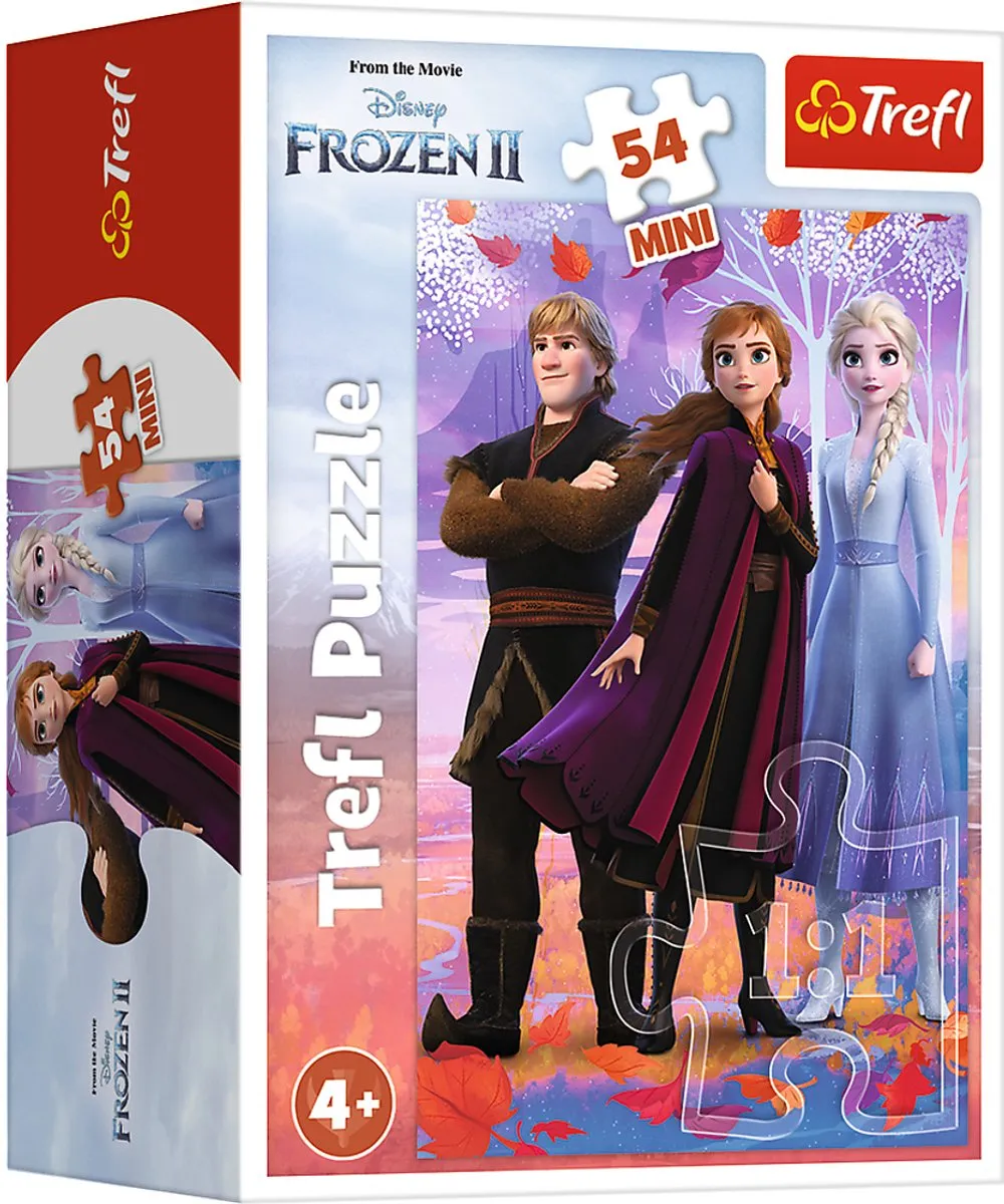Trefl Frozen Elsa Anna Puzzel 54 Stukjes - Meerkleurig