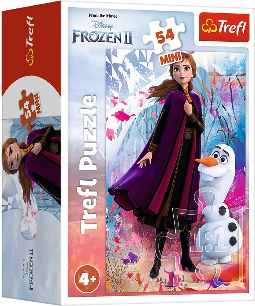 Trefl Frozen Elsa Anna Puzzel 54 Stukjes - Meerkleurig