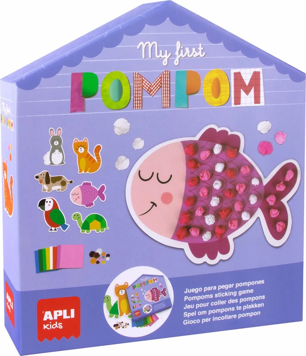 Apli Kids Mijn eerste Pompon - 184 Stuks