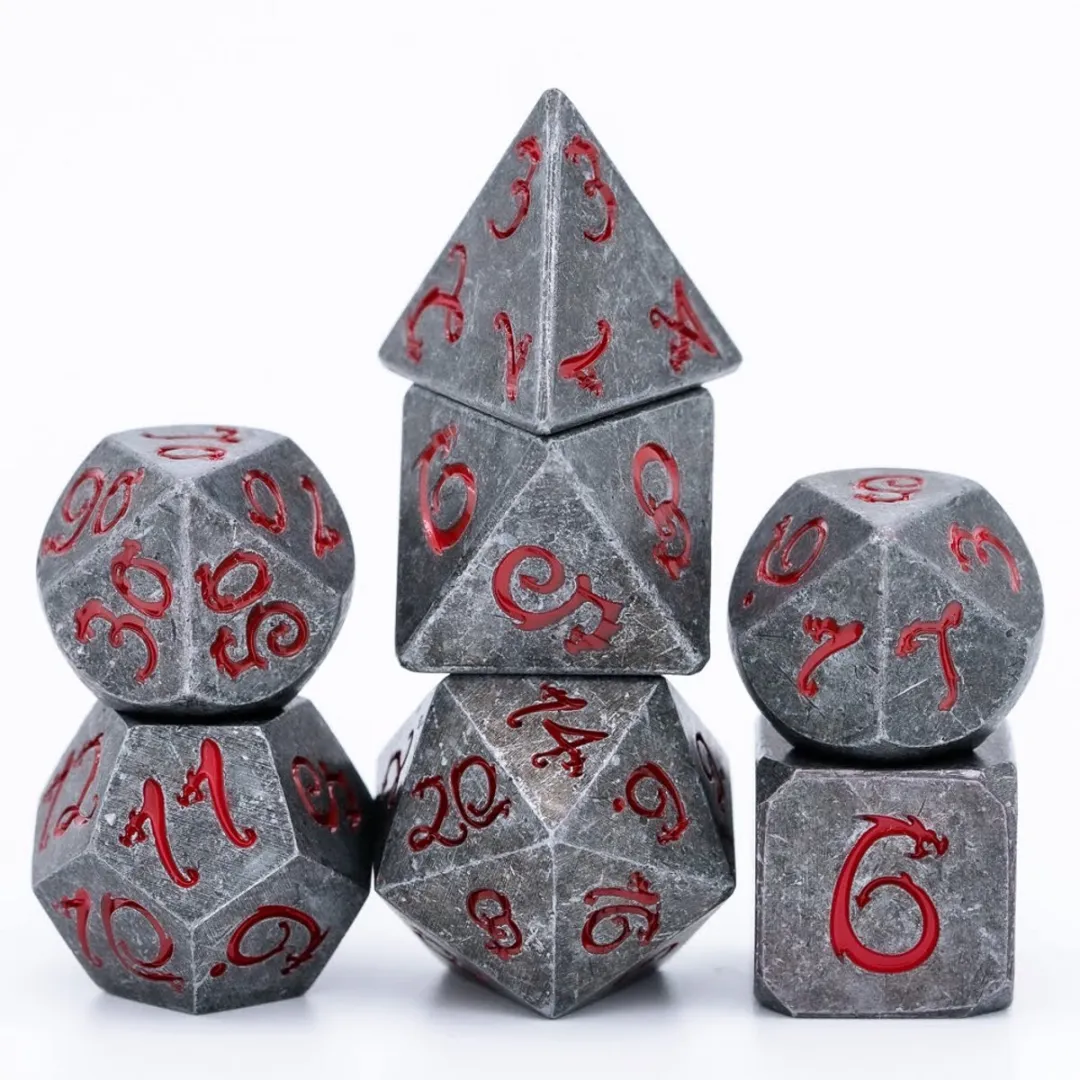 Lapi Toys D&D Metaal Polydice Set 7 Stuks