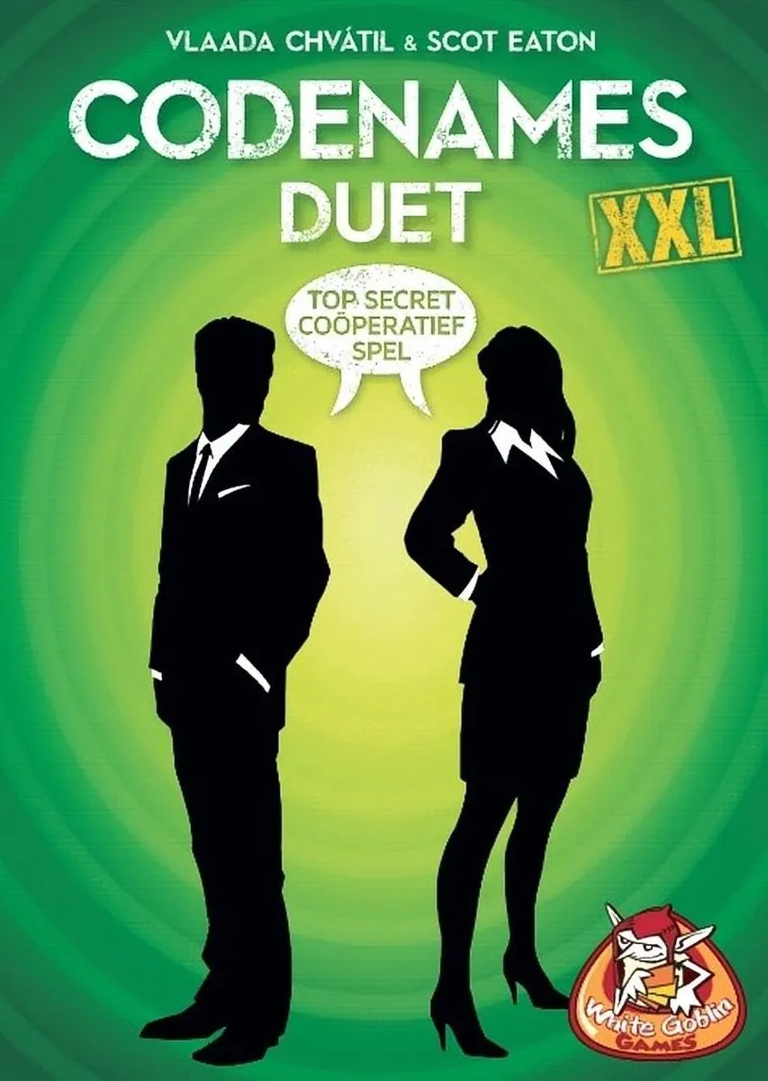 White Goblin Games Codenames Duet XXL Gezelschapsspel - 2-4 Spelers