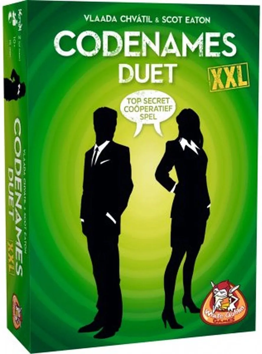 White Goblin Games Codenames Duet XXL Gezelschapsspel - 2-4 Spelers