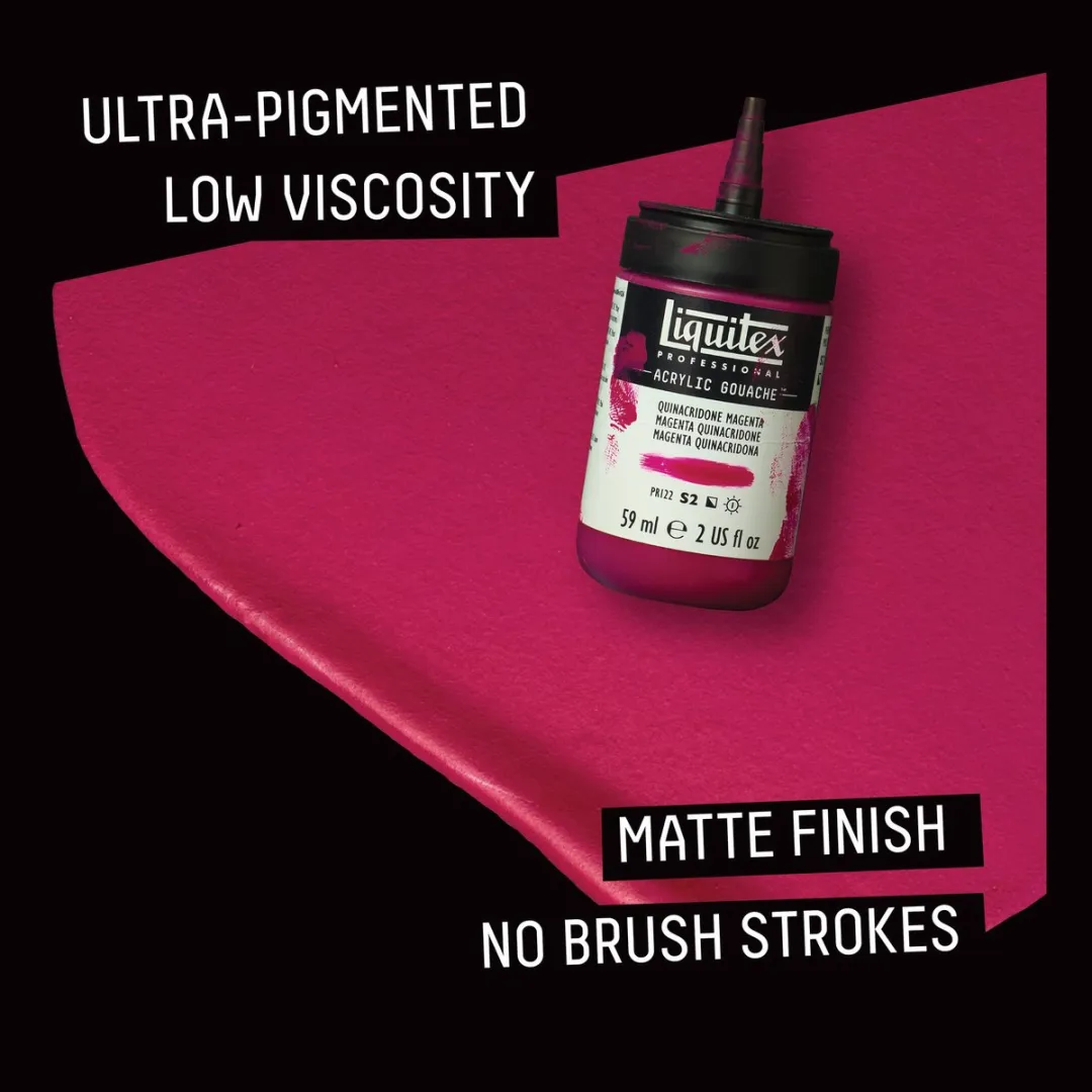 Liquitex Acrylic Gouache Set Essentials 12x22ml - 12 Kleuren