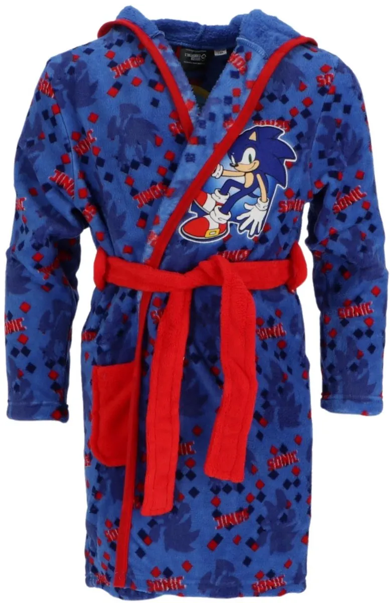 Sonic the Hedgehog Kinderbadjas - Multi Colour - 110-116 cm