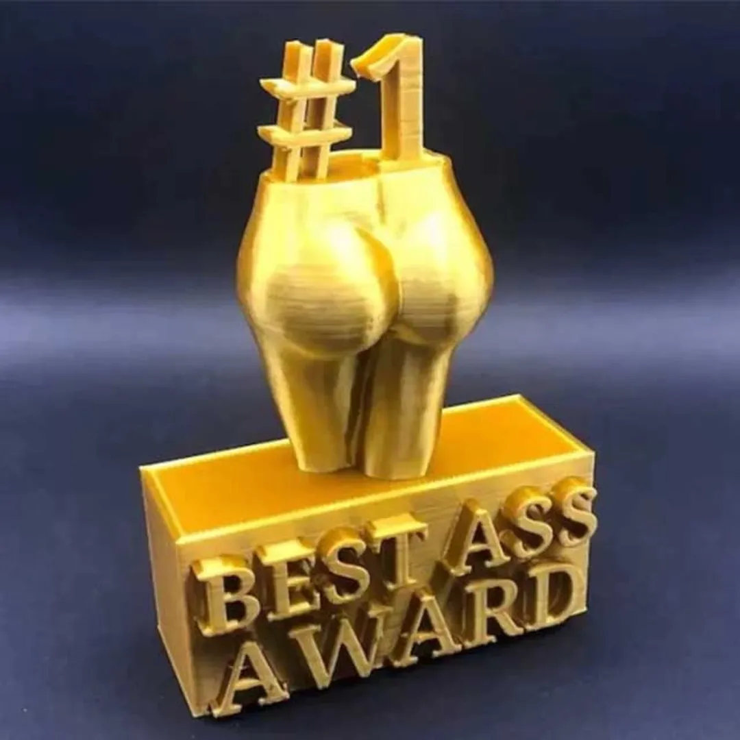 RedParrot Best Ass Award Bokaal - Goud