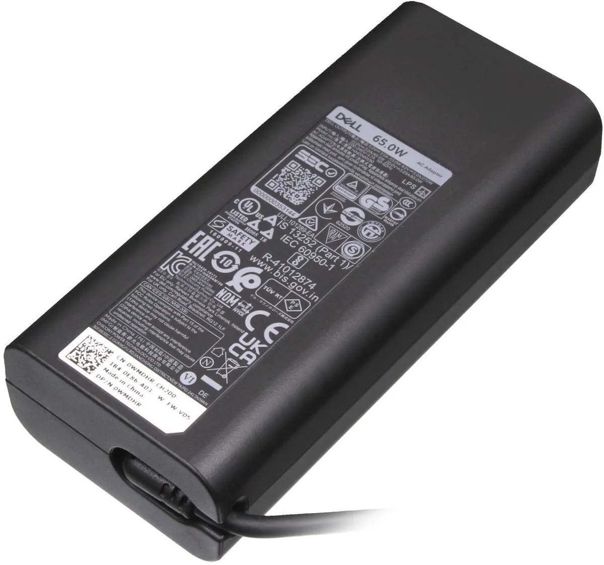 Dell 65W USB-C Netspanningsadapter - Zwart