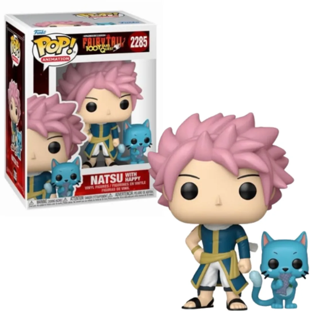 Funko Pop! Fairy Tail Natsu & Happy - Standard