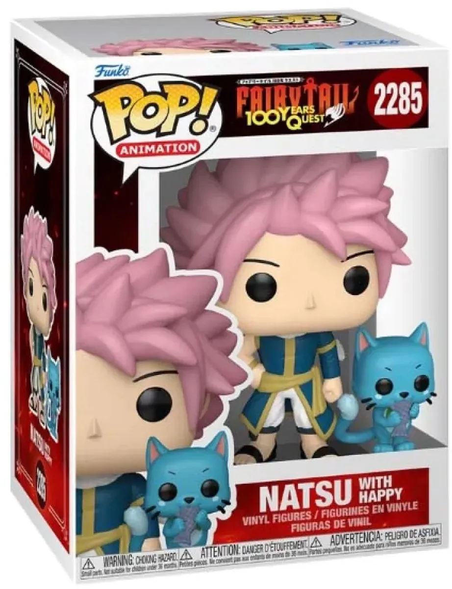 Funko Pop! Fairy Tail Natsu & Happy - Standard