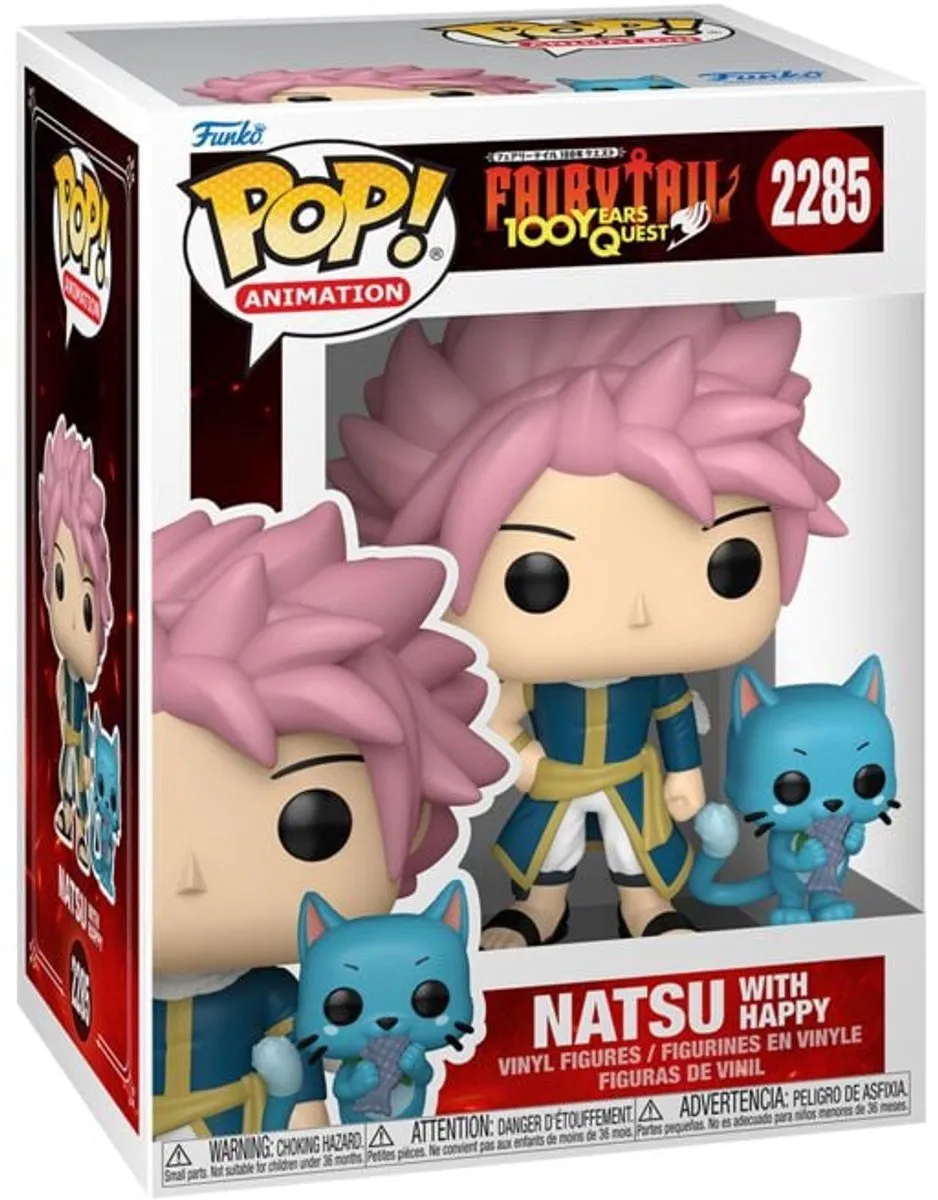Funko Pop! Fairy Tail Natsu & Happy - Standard
