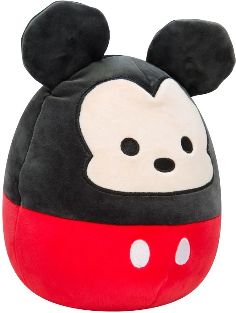 Squishmallows Disney Mickey Mouse 35cm - Zwart/Wit/Rood