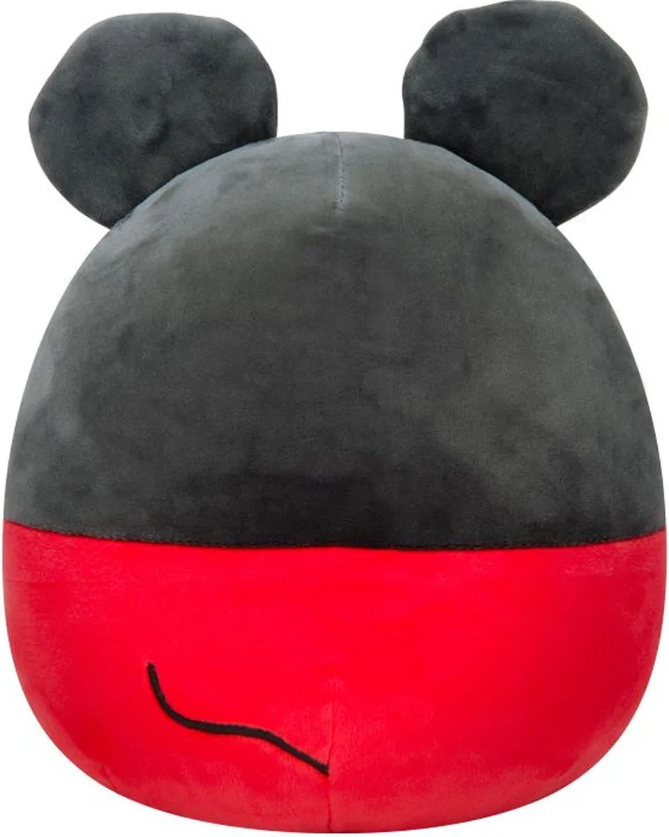 Squishmallows Disney Mickey Mouse 35cm - Zwart/Wit/Rood