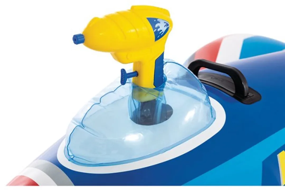 Intex Jet Fighter Ride-On 117cm - Blauw