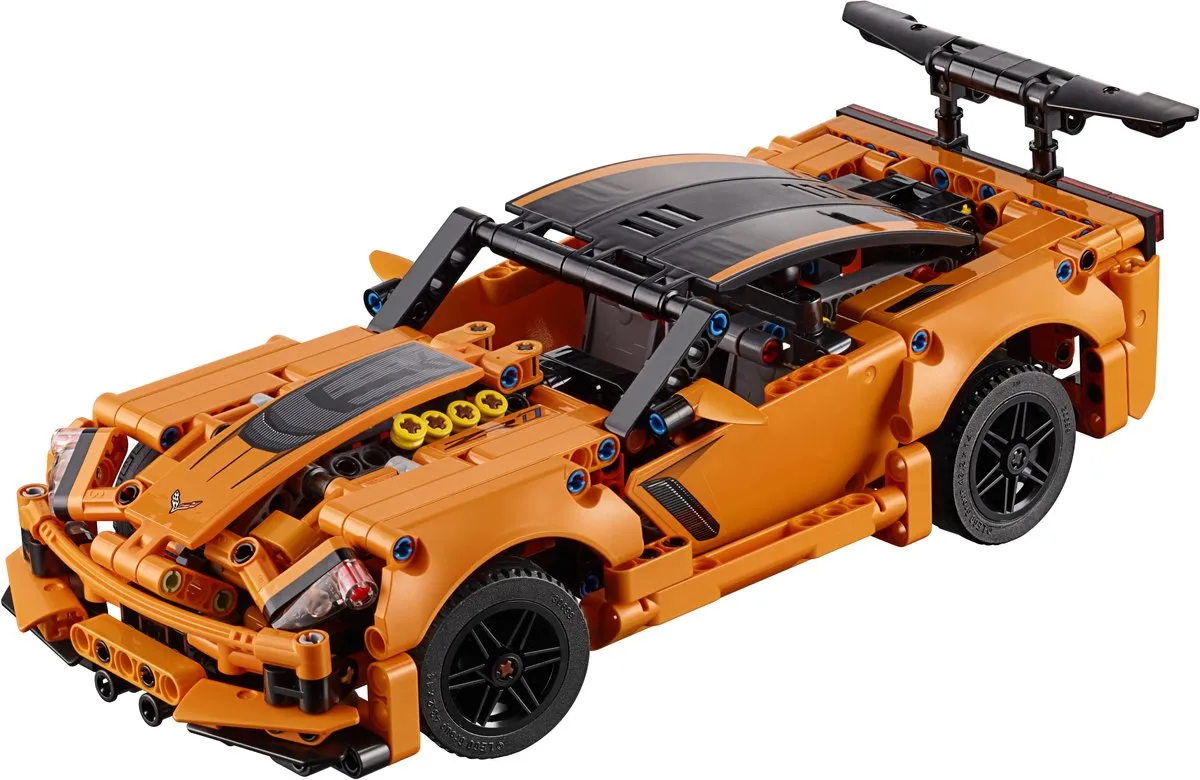 LEGO Technic Chevrolet Corvette ZR1 42093 - 579 Stukken - Oranje - afbeelding 3 van 6