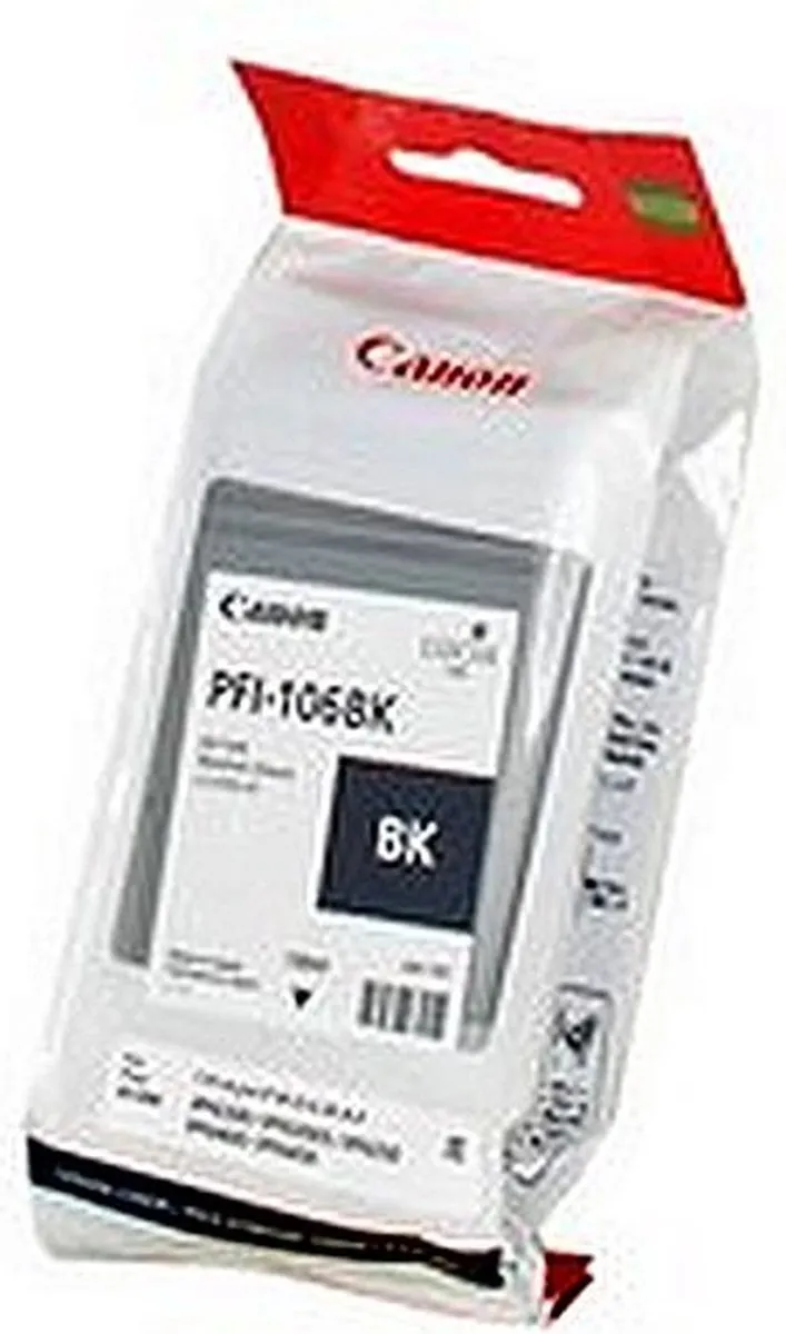 Canon PFI-106BK Inktcartridge - 130ml - Zwart