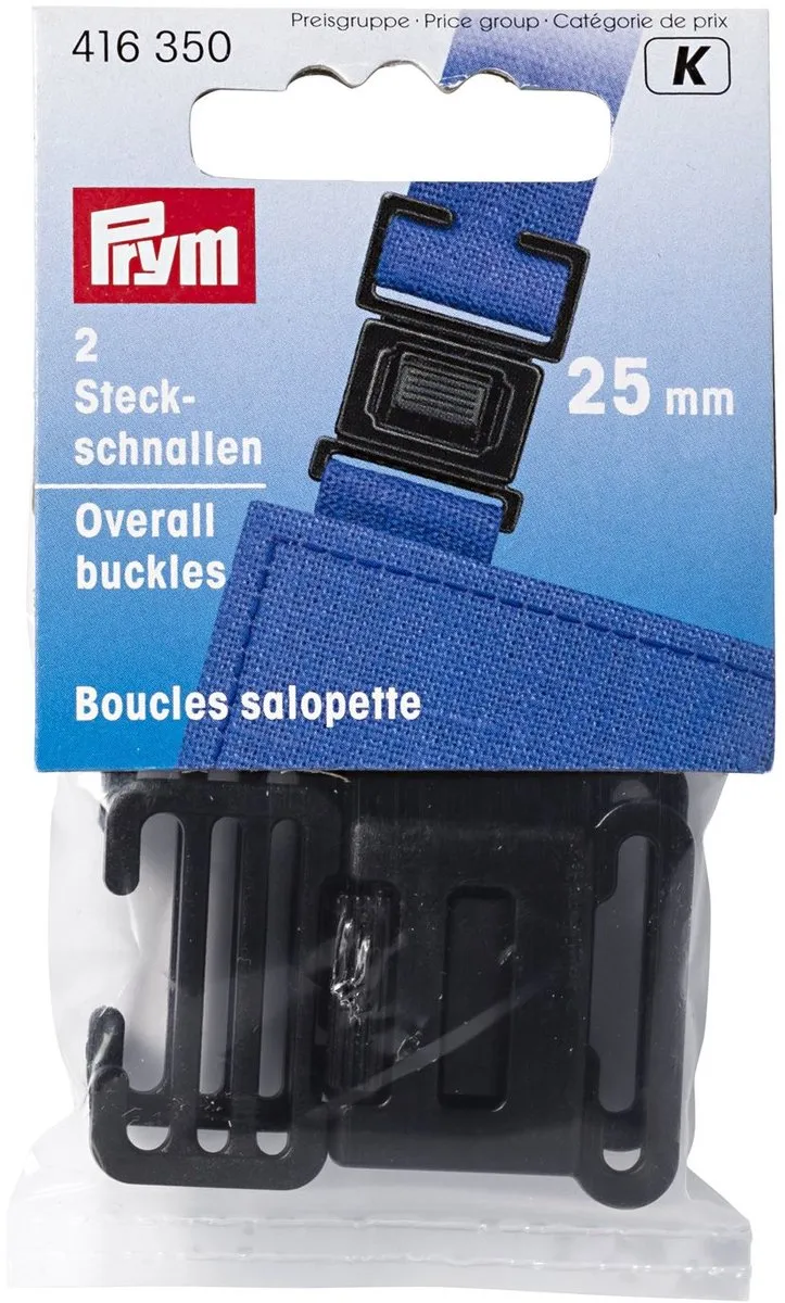 Prym Klikgespen KST 25mm - Zwart