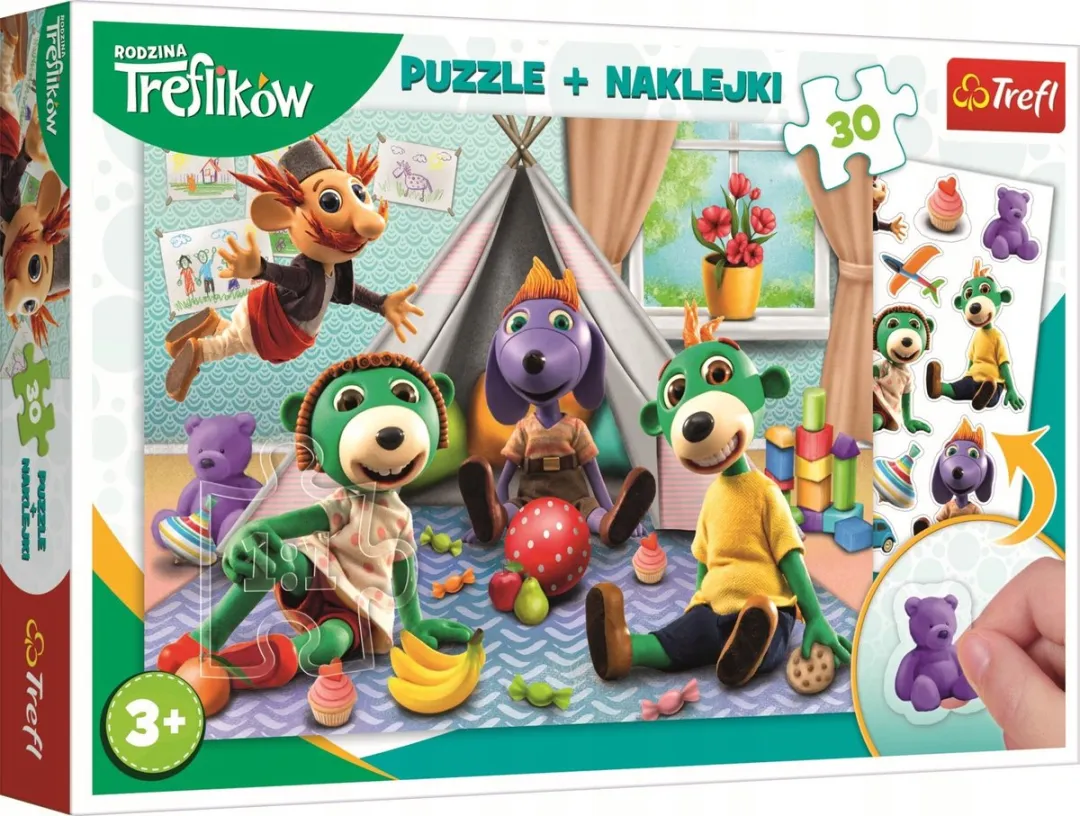 Trefl Family Treflik Puzzel 30 Stuks - Multicolor