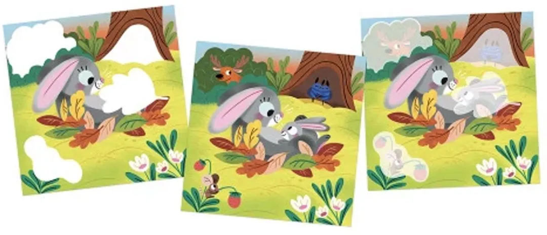 Janod Magische Stiften Knuffeldieren Multikleur - 4 Stuks