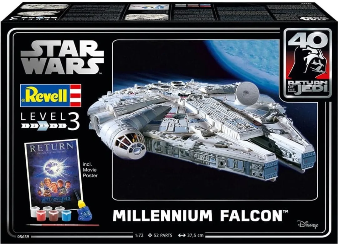 Revell 05659 Millennium Falcon Star Wars Modelbouwpakket 1:72 - 52 Onderdelen