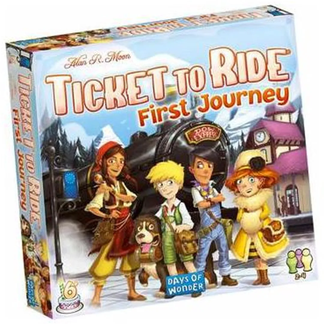 Asmodee Ticket to Ride First Journey Europe - 2-4 Spelers