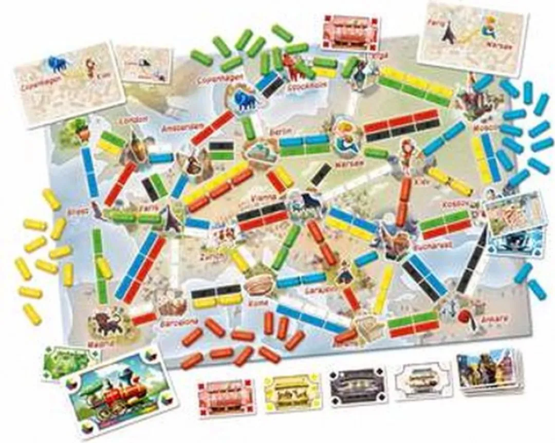 Asmodee Ticket to Ride First Journey Europe - 2-4 Spelers