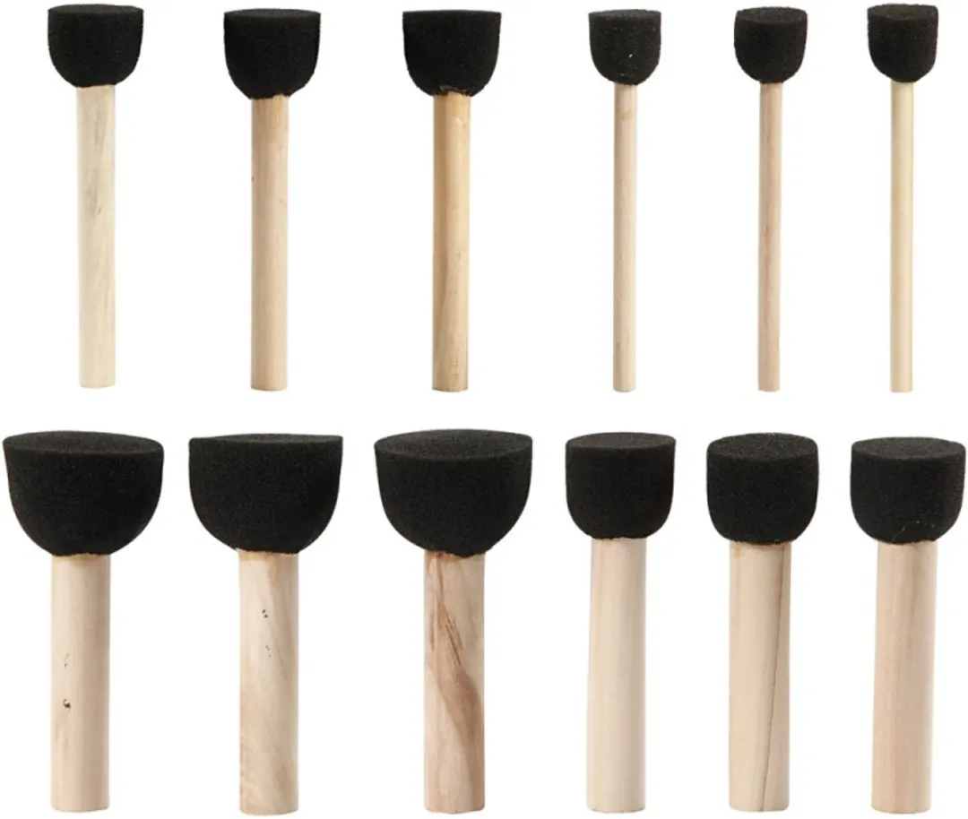 Creativ Company Creotime Tamponeerstokjes Foam 12 Stuks