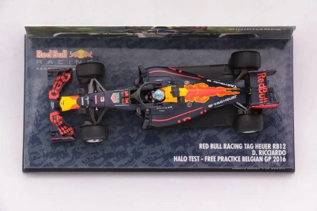 Formule 1 Red Bull Racing RB12 #3 Halo Test Belgian GP 2016 - 1:43 Minichamps - Multicolor - afbeelding 6 van 6