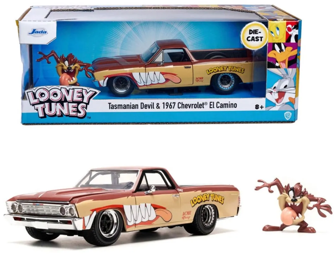 Jada Toys Looney Tunes 1/24 Chevy El Camino Diecast Model - Multi