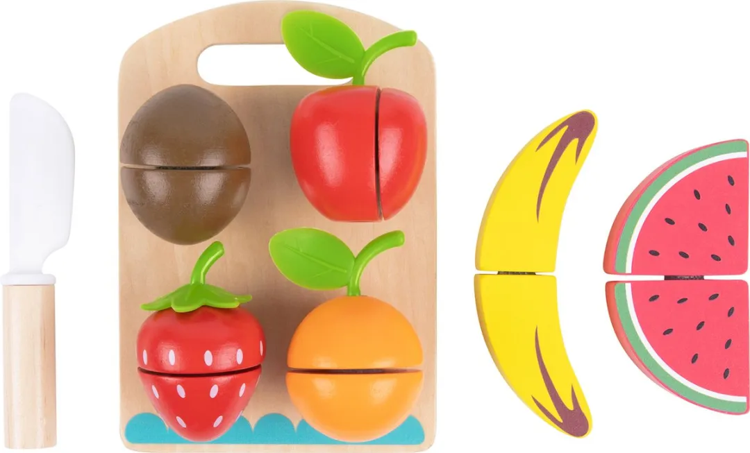 Tooky Toy Houten Snijset Fruit - Multicolor