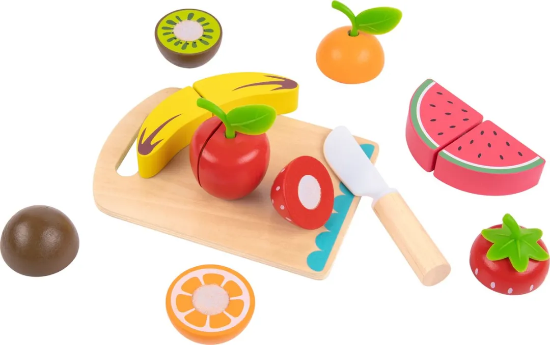 Tooky Toy Houten Snijset Fruit - Multicolor