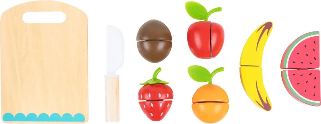 Tooky Toy Houten Snijset Fruit - Multicolor
