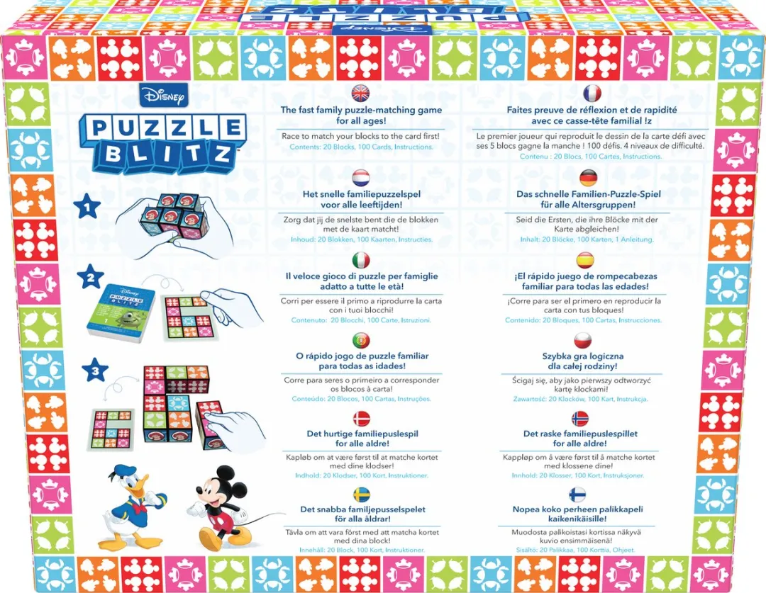 Goliath Puzzle Blitz Disney Breinbreker - 4 Spelers